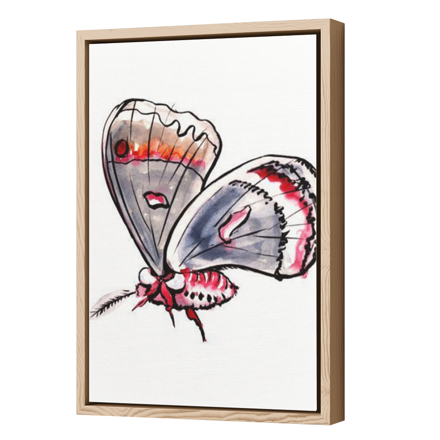 Thumbnail for Canvas - Wood Grain Floating Frame