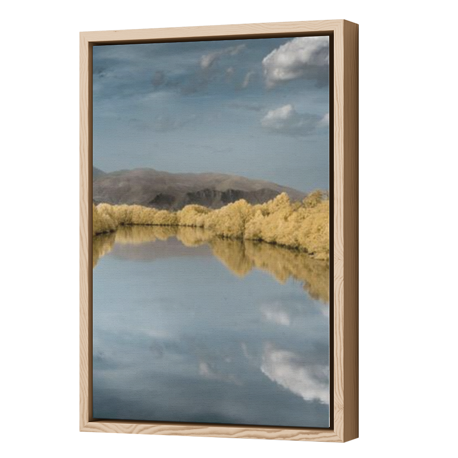 Thumbnail for Canvas - Wood Grain Floating Frame