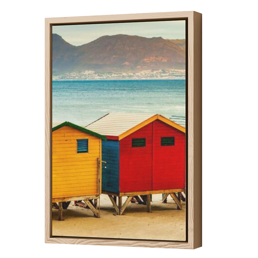 Thumbnail for Canvas - Wood Grain Floating Frame
