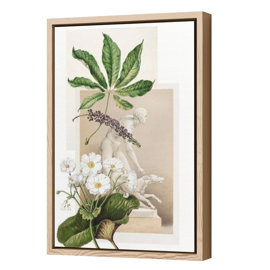 Thumbnail for Canvas - Wood Grain Floating Frame