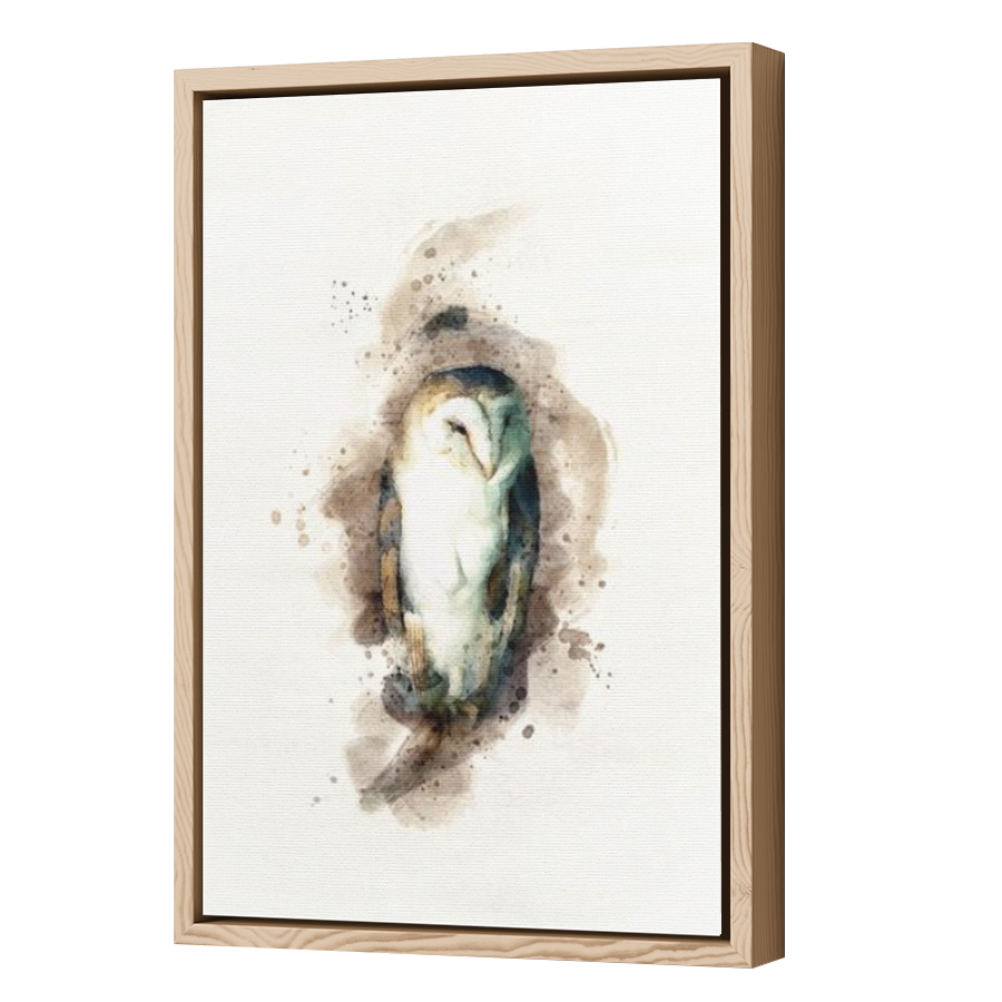 Thumbnail for Canvas - Wood Grain Floating Frame