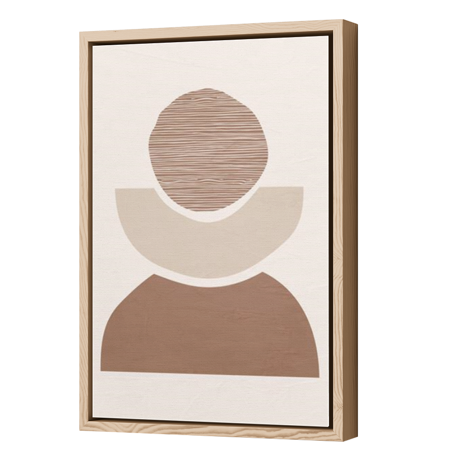 Thumbnail for Canvas - Wood Grain Floating Frame