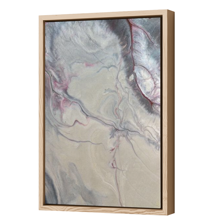 Thumbnail for Canvas - Wood Grain Floating Frame