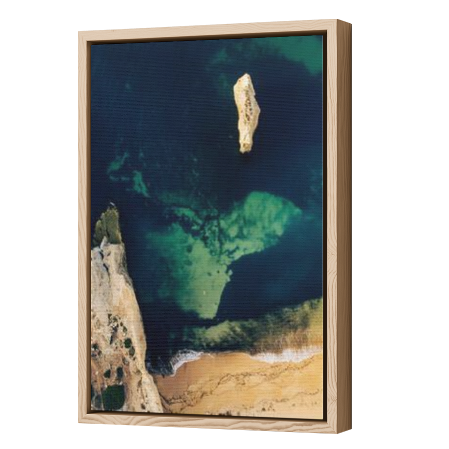 Thumbnail for Canvas - Wood Grain Floating Frame