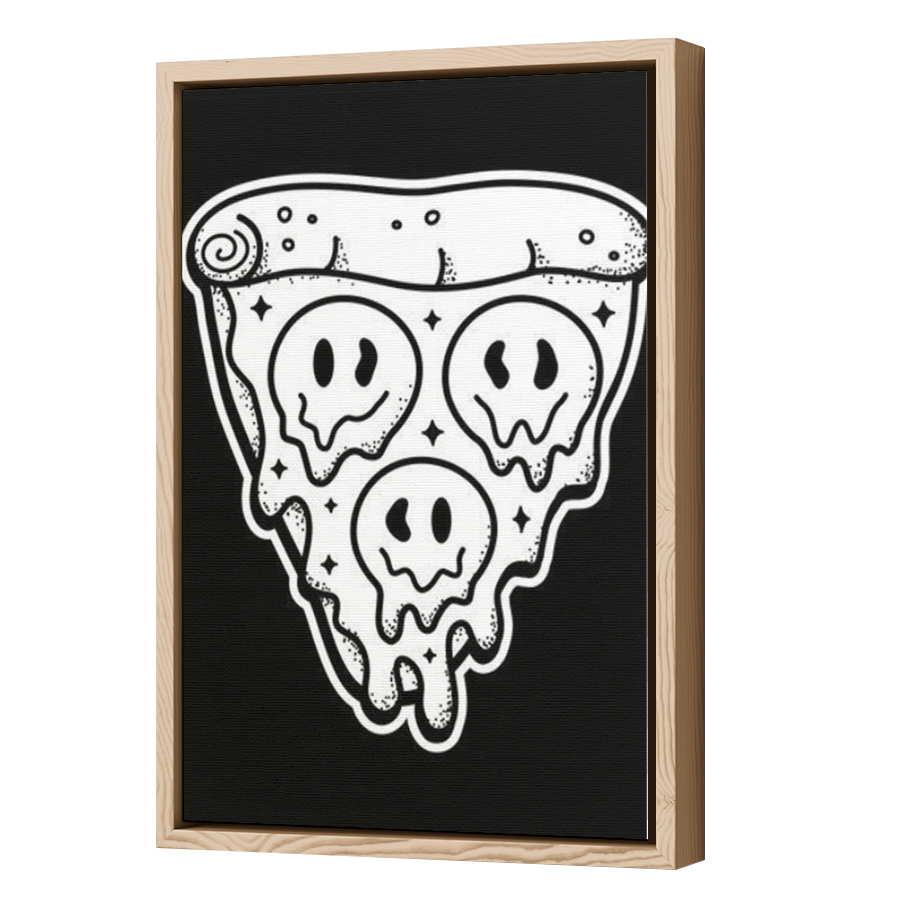 Thumbnail for Canvas - Wood Grain Floating Frame