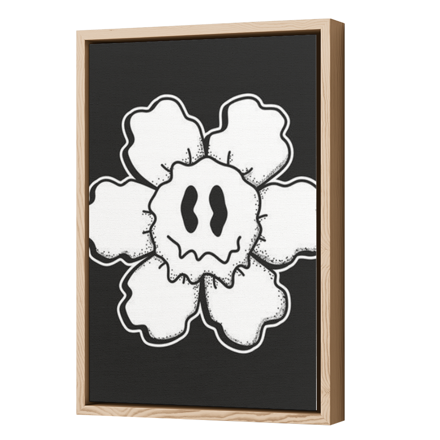 Thumbnail for Canvas - Wood Grain Floating Frame