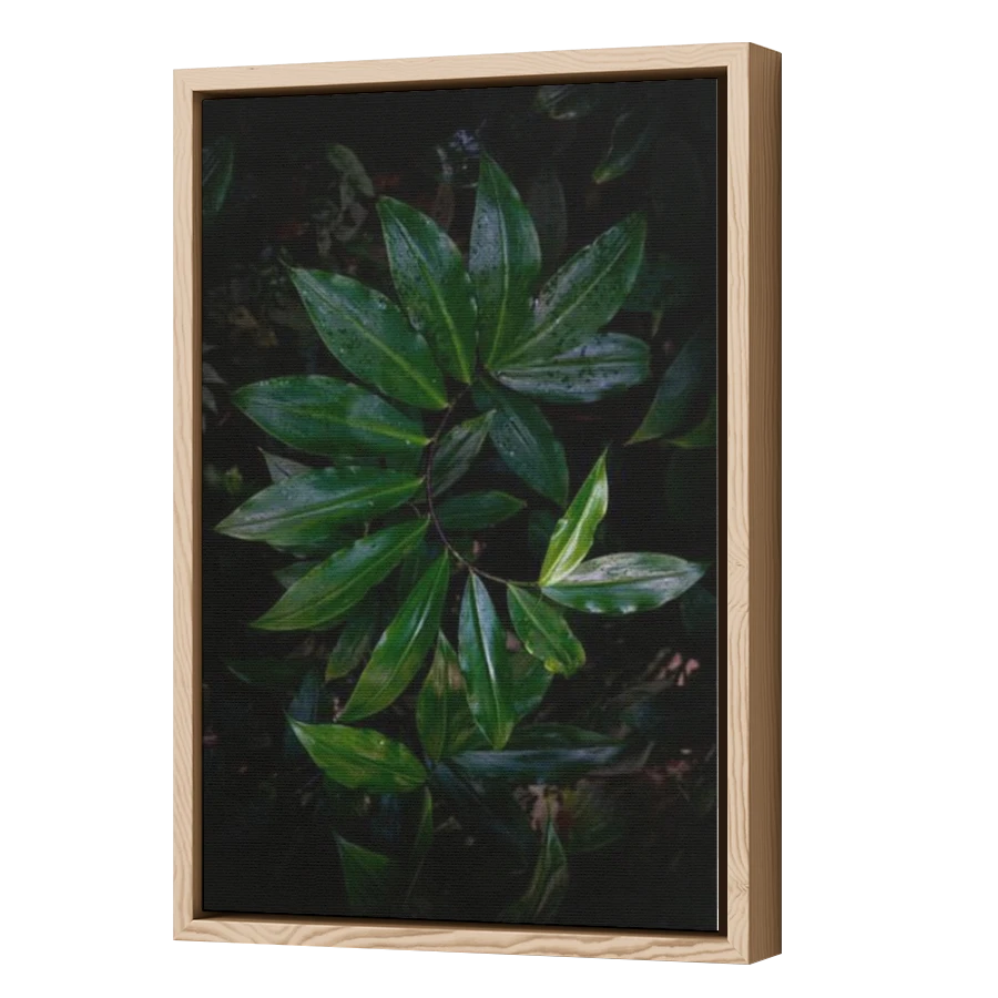 Thumbnail for Canvas - Wood Grain Floating Frame