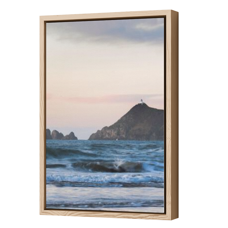Thumbnail for Canvas - Wood Grain Floating Frame