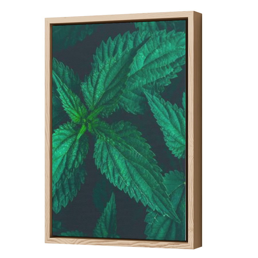 Thumbnail for Canvas - Wood Grain Floating Frame