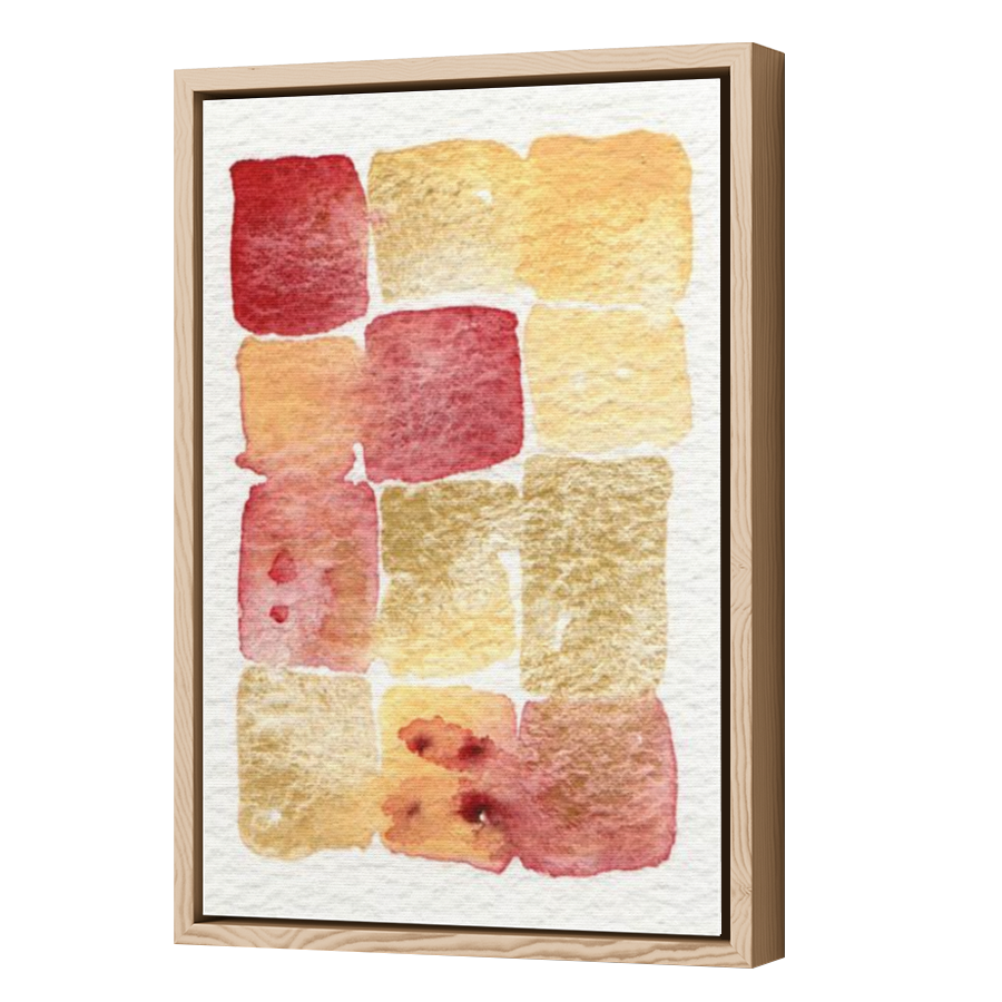 Thumbnail for Canvas - Wood Grain Floating Frame