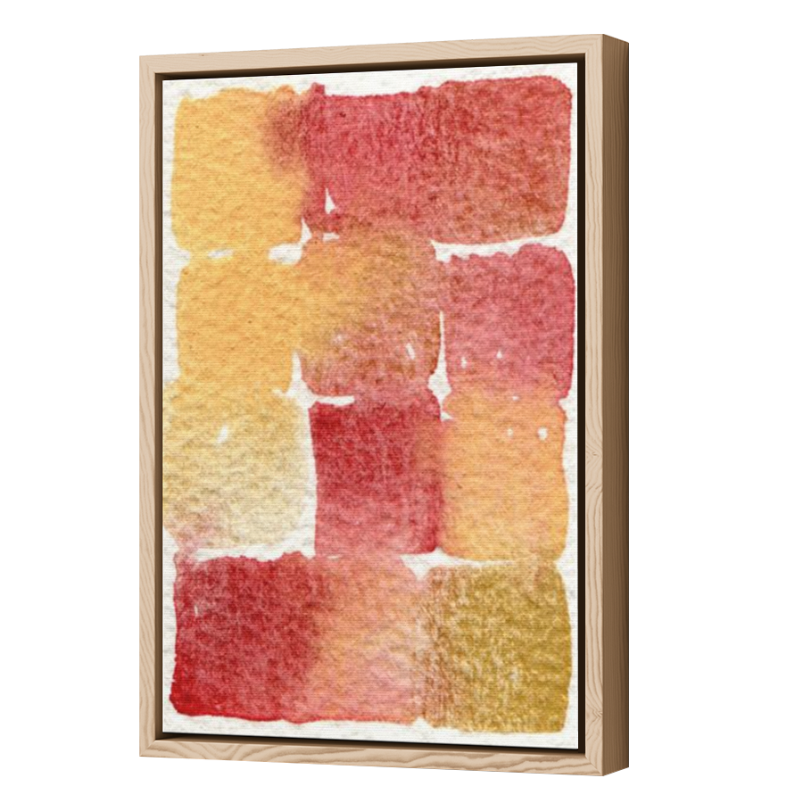 Thumbnail for Canvas - Wood Grain Floating Frame