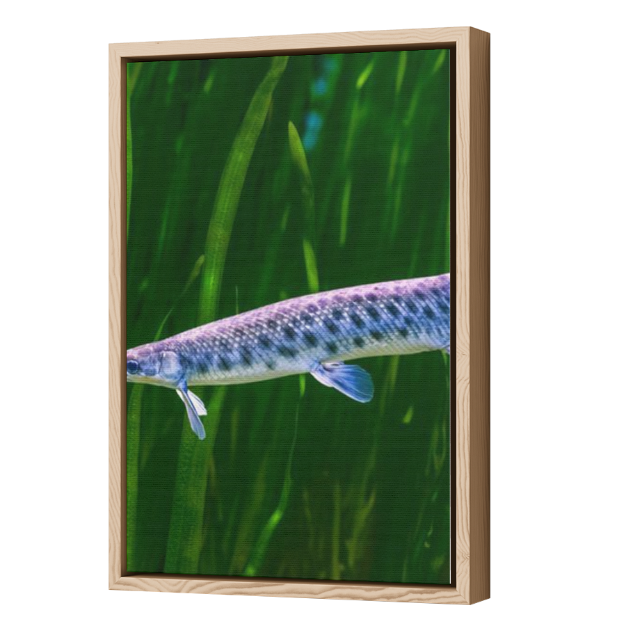 Thumbnail for Canvas - Wood Grain Floating Frame