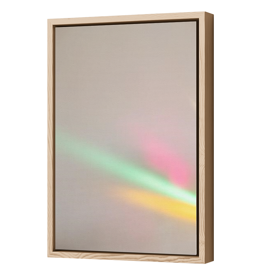 Thumbnail for Canvas - Wood Grain Floating Frame