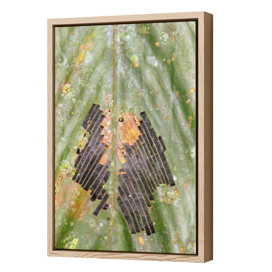 Thumbnail for Canvas - Wood Grain Floating Frame