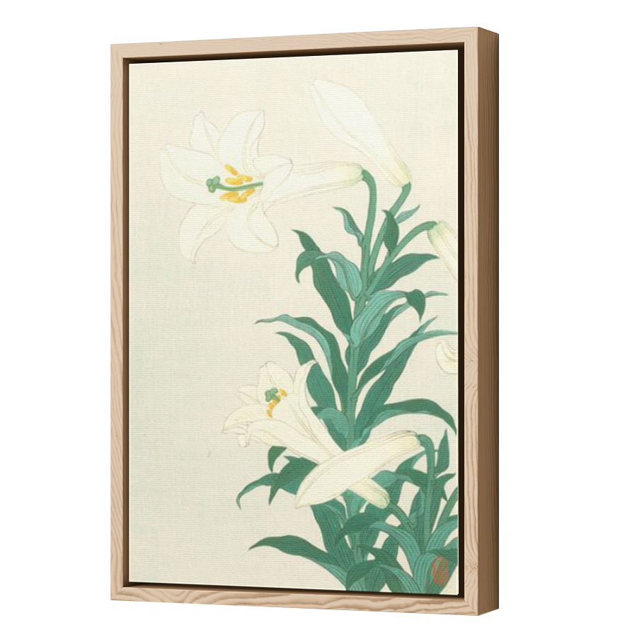 Thumbnail for Canvas - Wood Grain Floating Frame