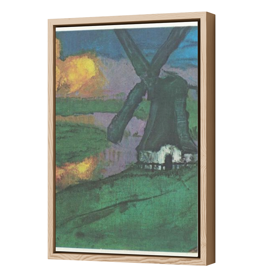 Thumbnail for Canvas - Wood Grain Floating Frame