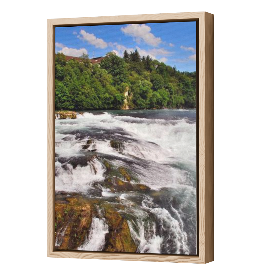 Thumbnail for Canvas - Wood Grain Floating Frame