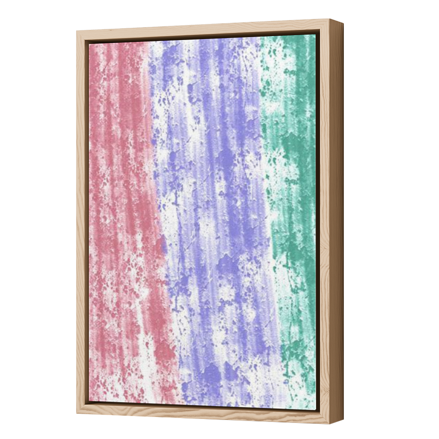 Thumbnail for Canvas - Wood Grain Floating Frame