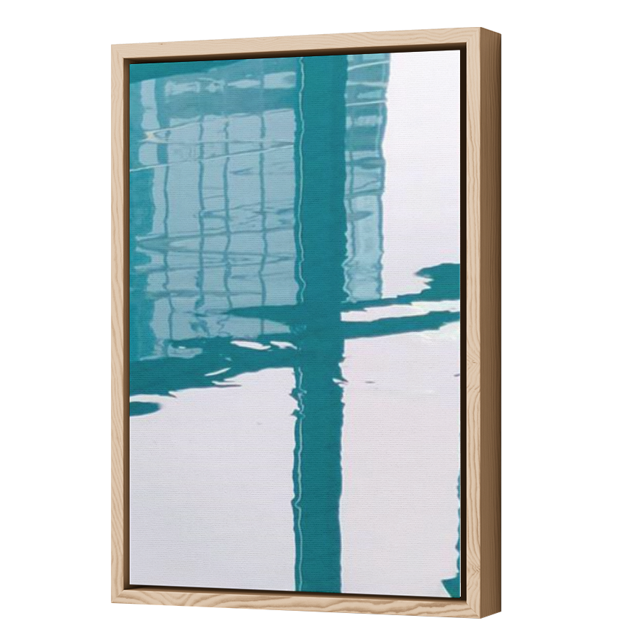 Thumbnail for Canvas - Wood Grain Floating Frame