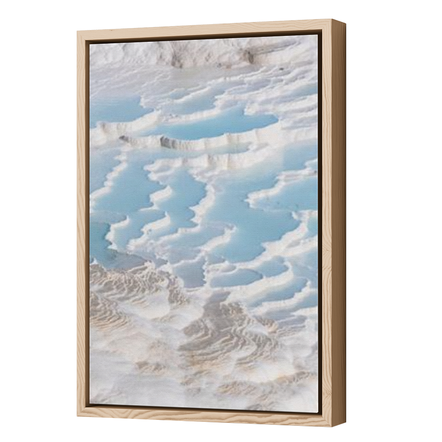 Thumbnail for Canvas - Wood Grain Floating Frame