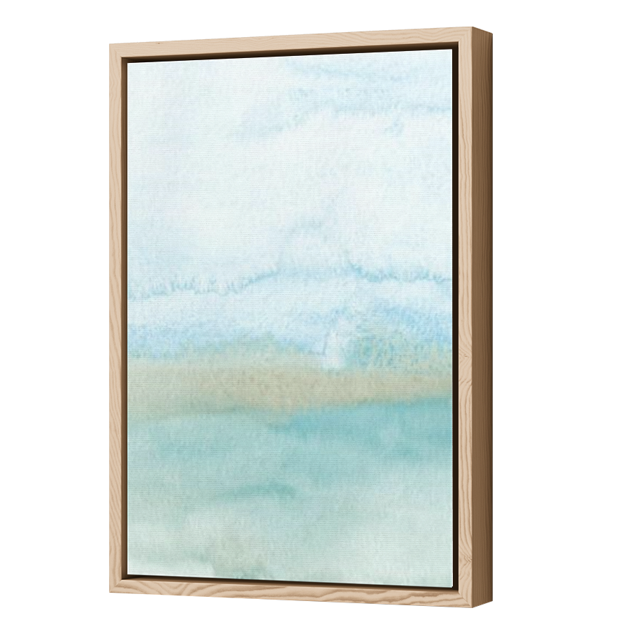 Thumbnail for Canvas - Wood Grain Floating Frame