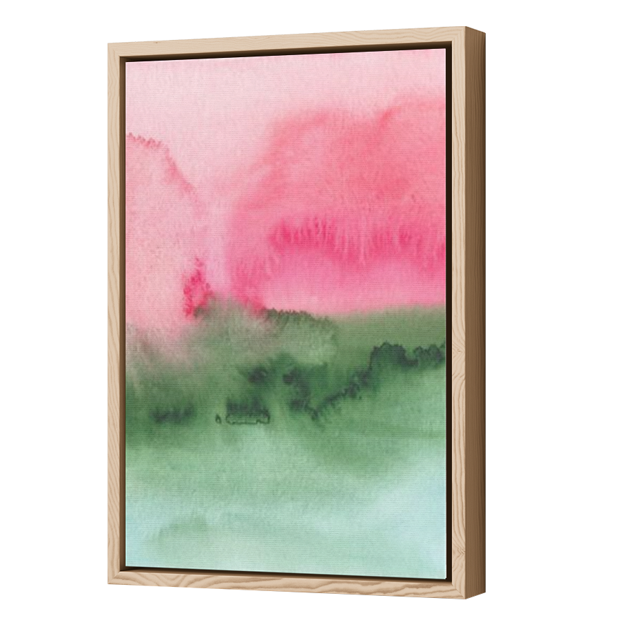 Thumbnail for Canvas - Wood Grain Floating Frame