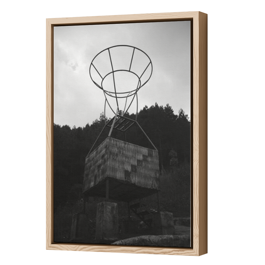 Thumbnail for Canvas - Wood Grain Floating Frame
