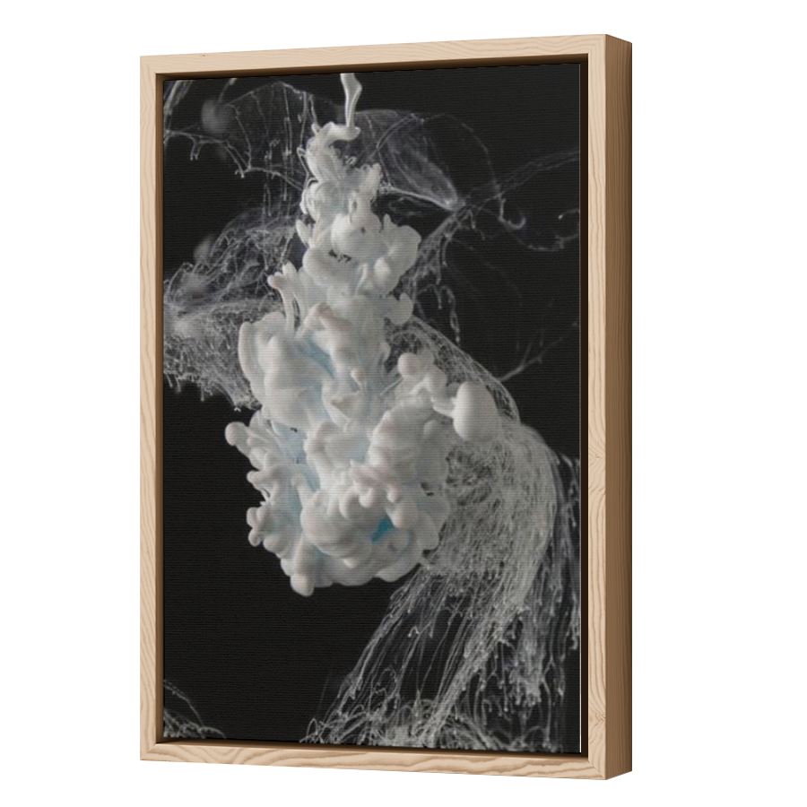 Thumbnail for Canvas - Wood Grain Floating Frame