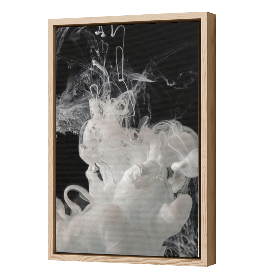 Thumbnail for Canvas - Wood Grain Floating Frame