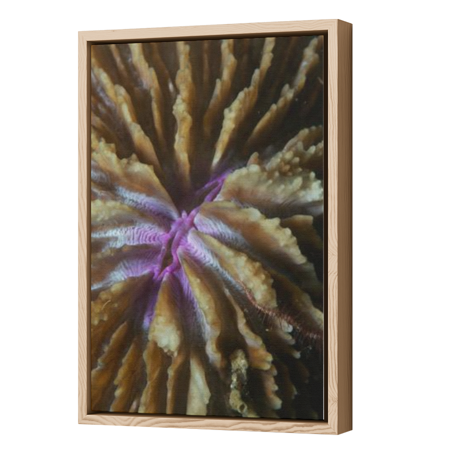 Thumbnail for Canvas - Wood Grain Floating Frame