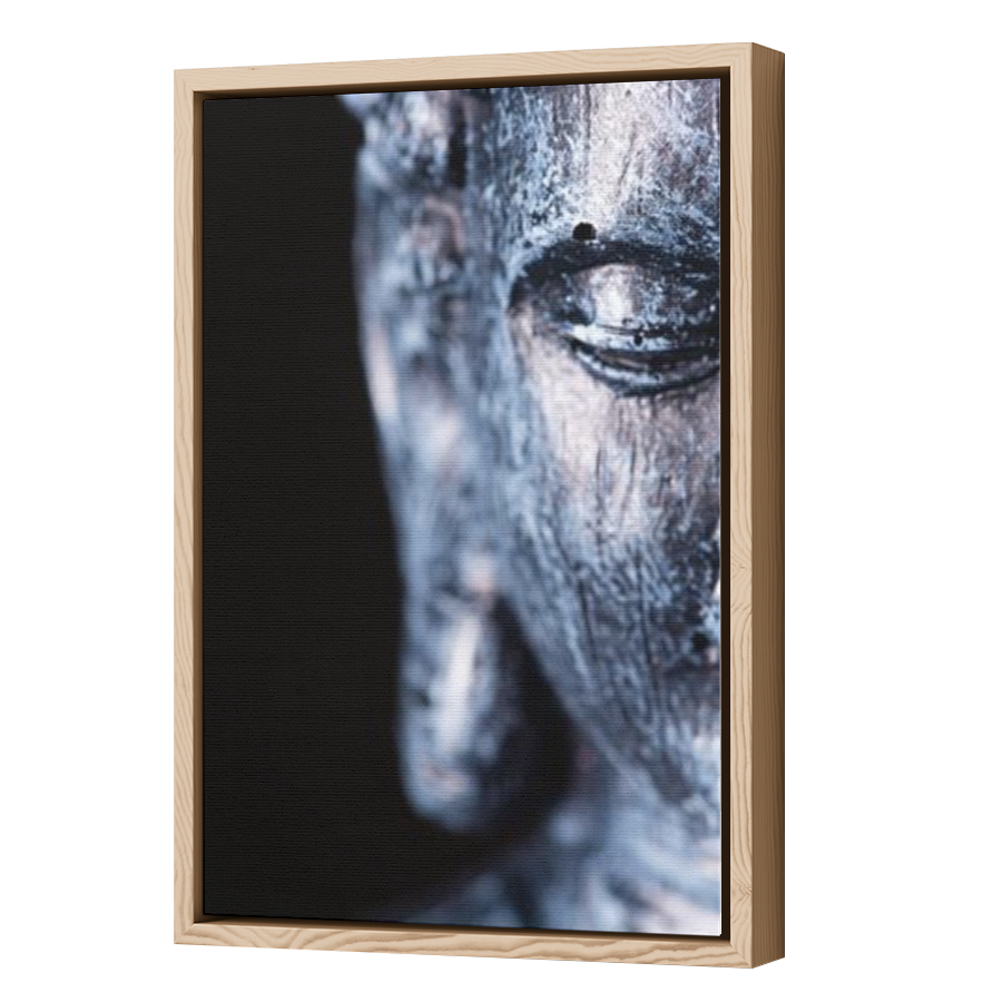 Thumbnail for Canvas - Wood Grain Floating Frame
