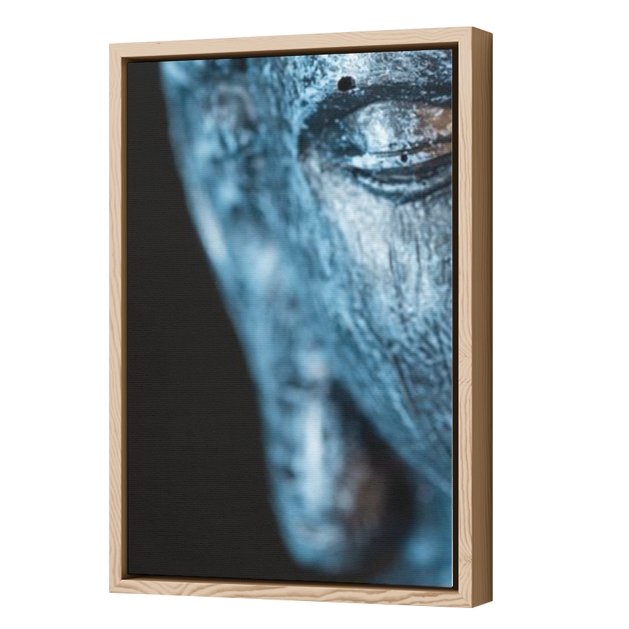 Thumbnail for Canvas - Wood Grain Floating Frame