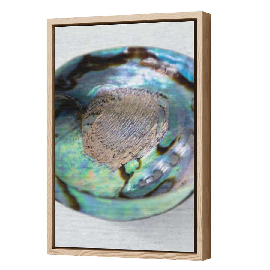 Thumbnail for Canvas - Wood Grain Floating Frame