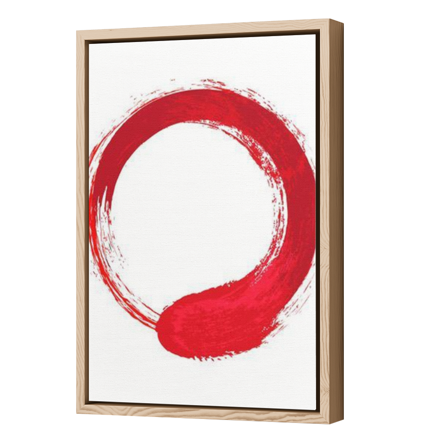 Thumbnail for Canvas - Wood Grain Floating Frame