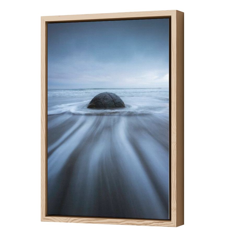 Thumbnail for Canvas - Wood Grain Floating Frame
