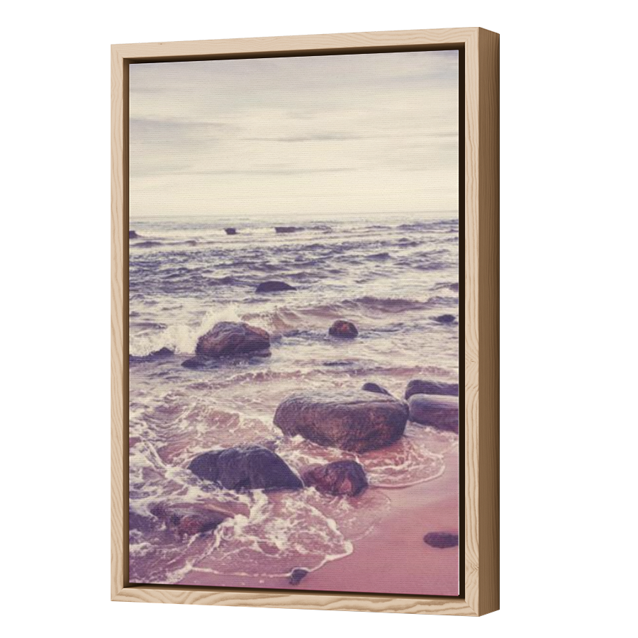 Thumbnail for Canvas - Wood Grain Floating Frame