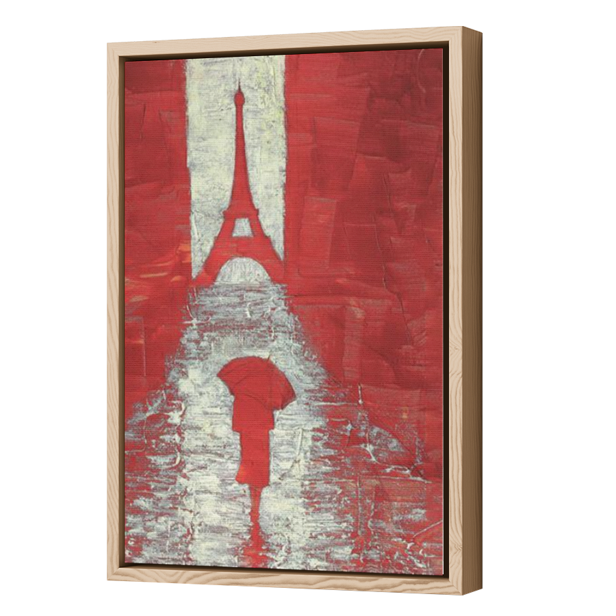 Thumbnail for Canvas - Wood Grain Floating Frame