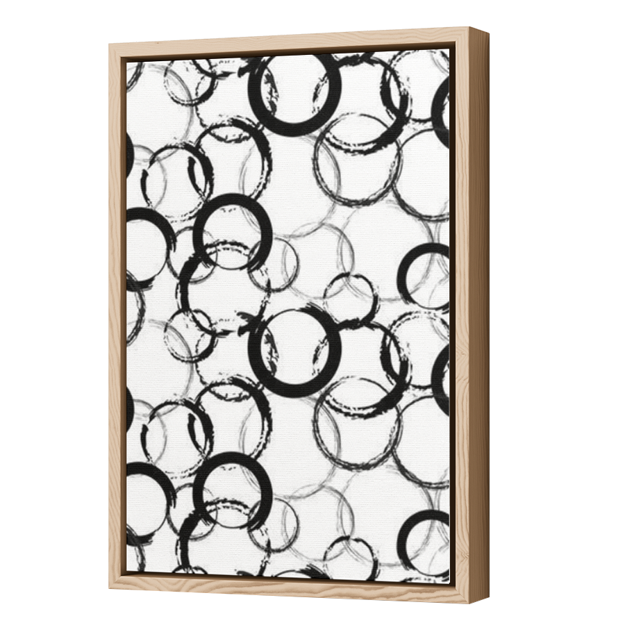 Thumbnail for Canvas - Wood Grain Floating Frame