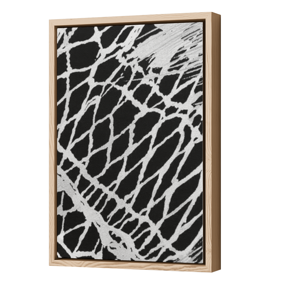 Thumbnail for Canvas - Wood Grain Floating Frame