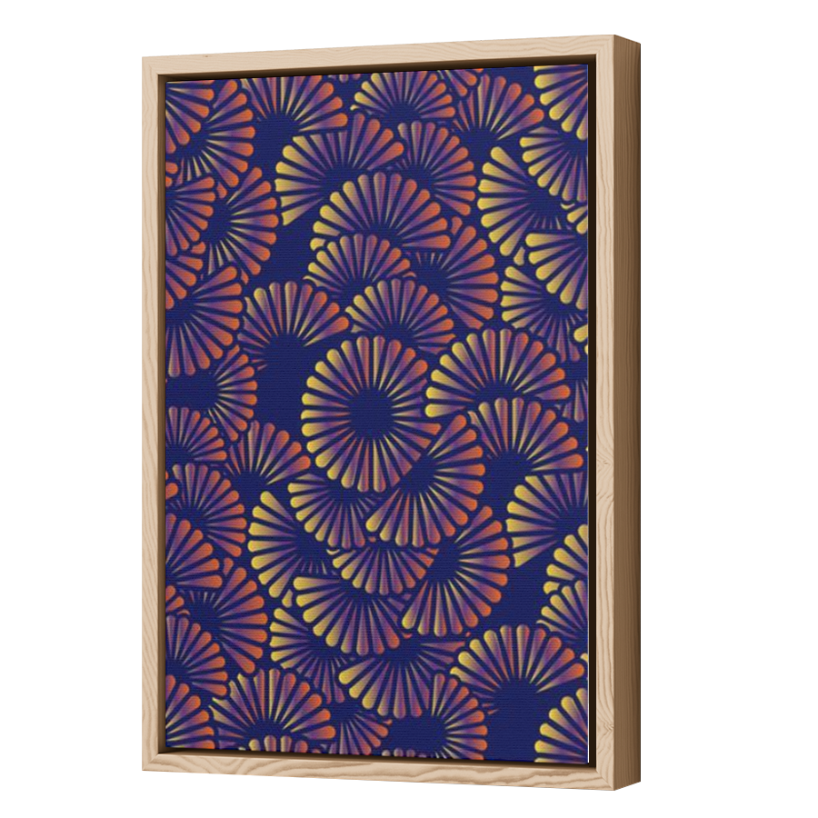Thumbnail for Canvas - Wood Grain Floating Frame