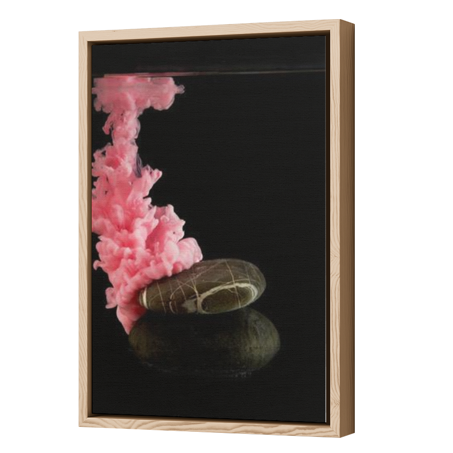Thumbnail for Canvas - Wood Grain Floating Frame