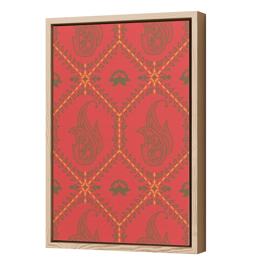 Thumbnail for Canvas - Wood Grain Floating Frame