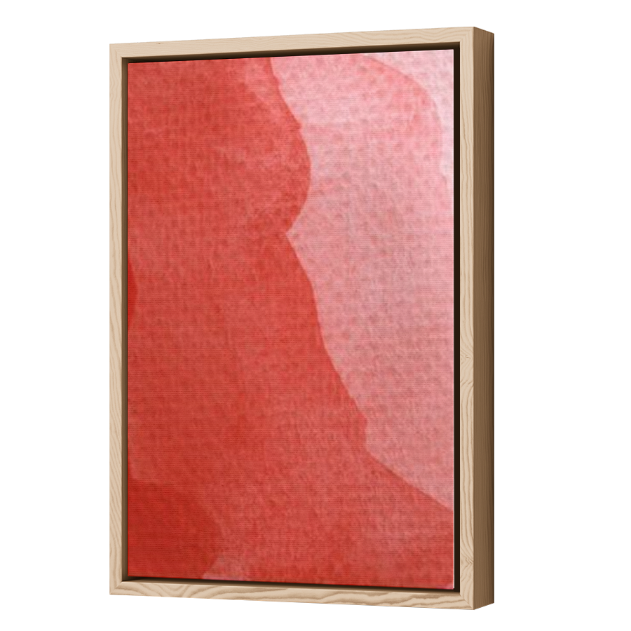 Thumbnail for Canvas - Wood Grain Floating Frame