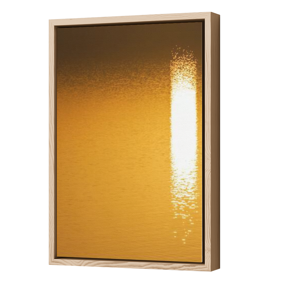 Thumbnail for Canvas - Wood Grain Floating Frame