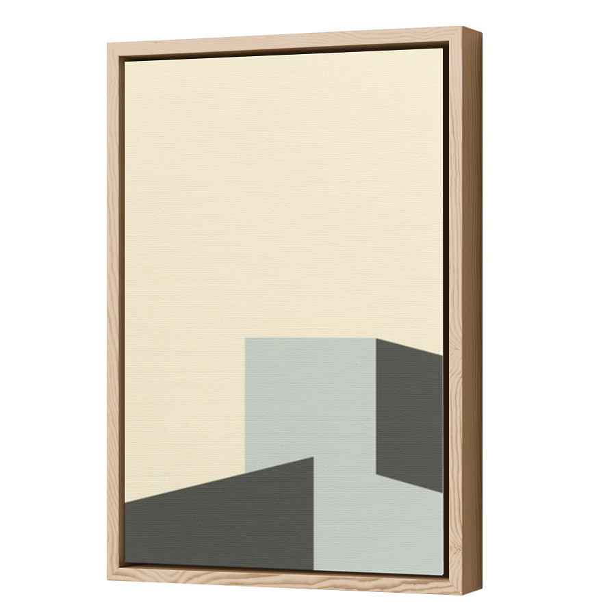 Thumbnail for Canvas - Wood Grain Floating Frame