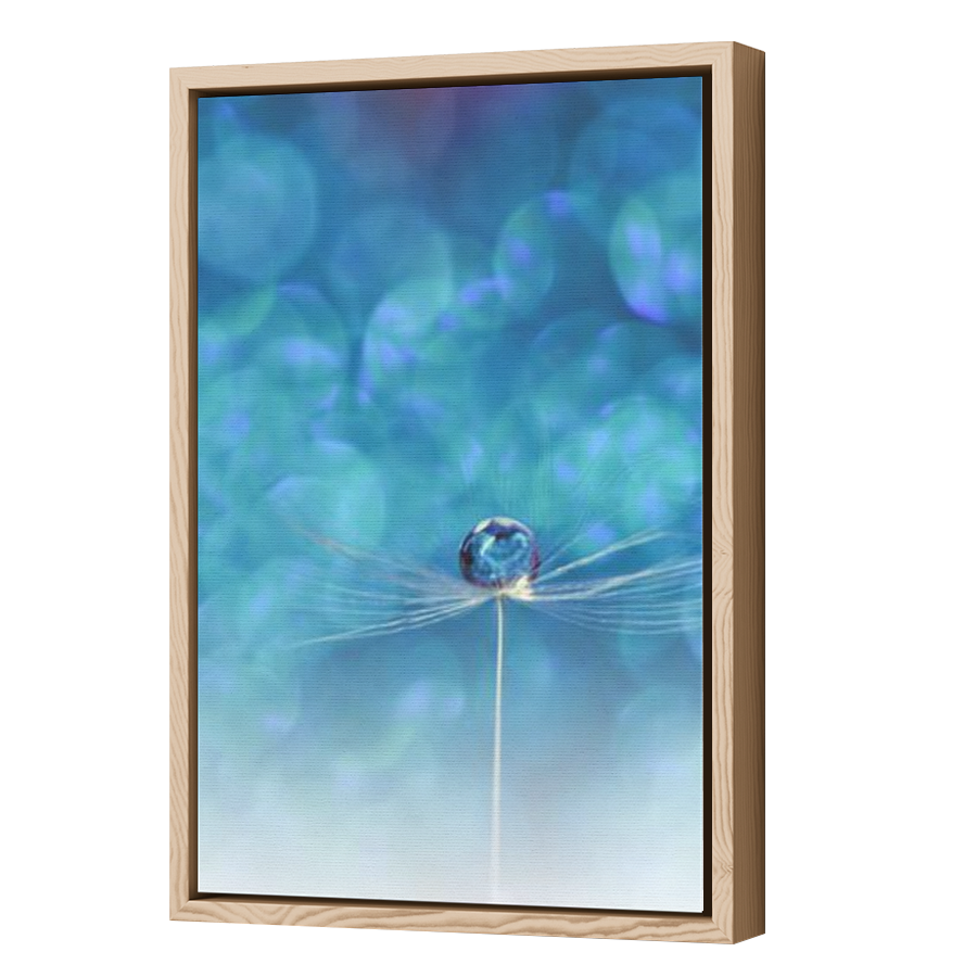 Thumbnail for Canvas - Wood Grain Floating Frame