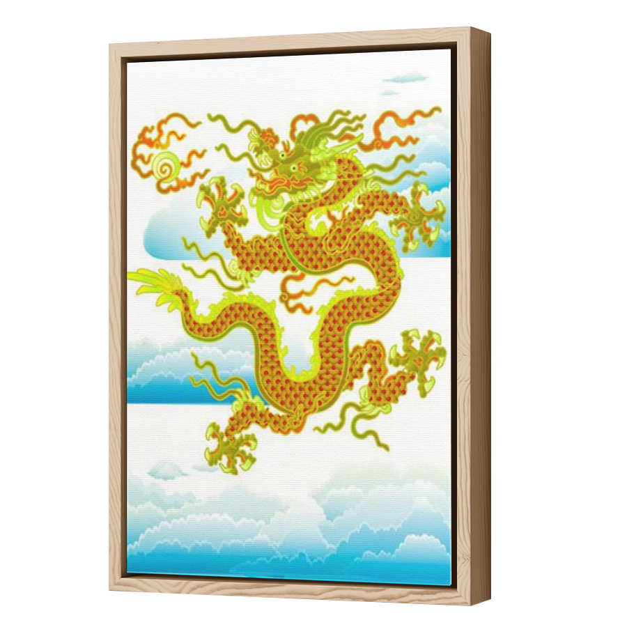Thumbnail for Canvas - Wood Grain Floating Frame