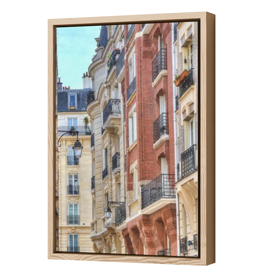 Thumbnail for Canvas - Wood Grain Floating Frame