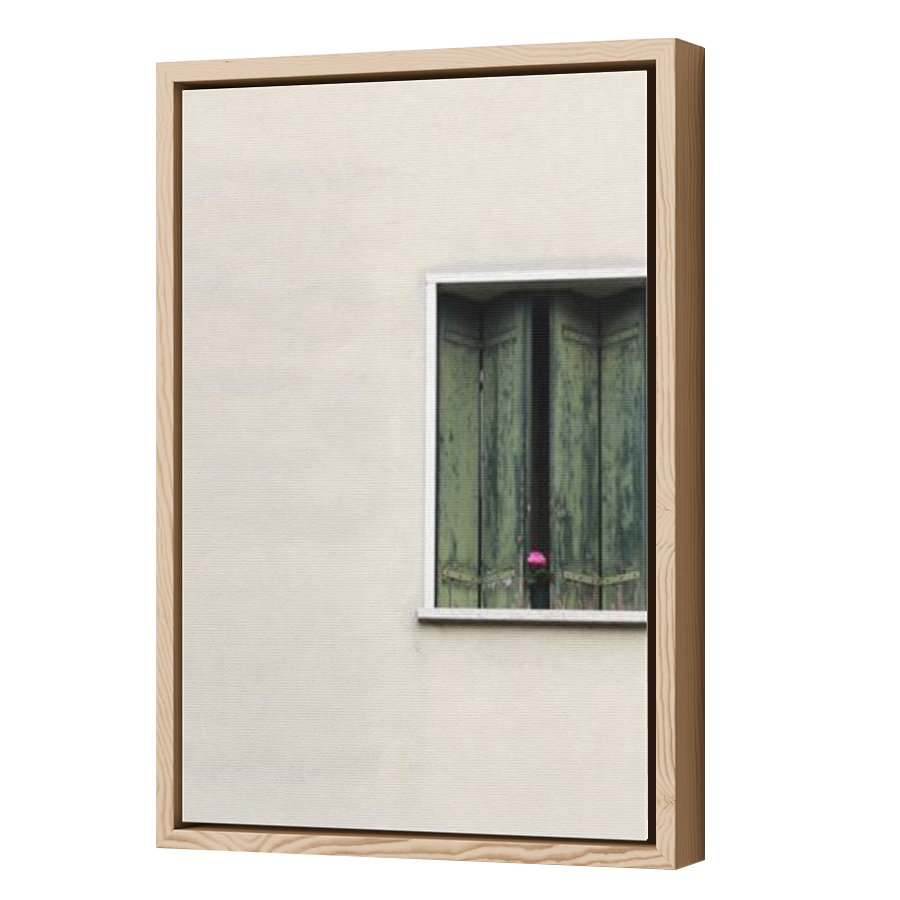 Thumbnail for Canvas - Wood Grain Floating Frame
