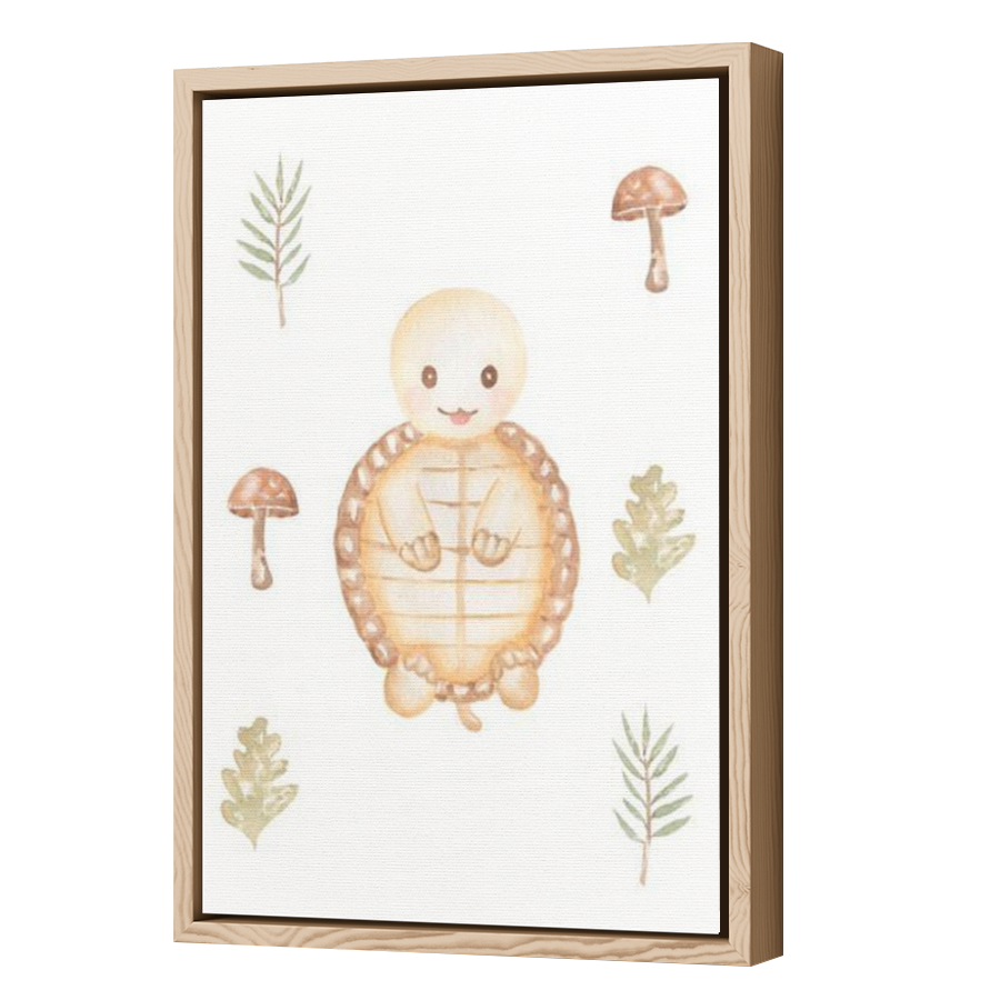 Thumbnail for Canvas - Wood Grain Floating Frame
